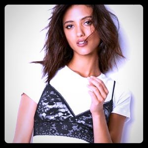 VS Lace Bralette Crop Top